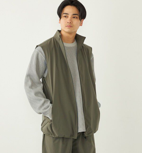 SHIPS Colors 「SHIPS Colors:〈接触冷感・吸水速乾・洗濯機可能〉スタンド ベスト」|ベスト・ジレ|