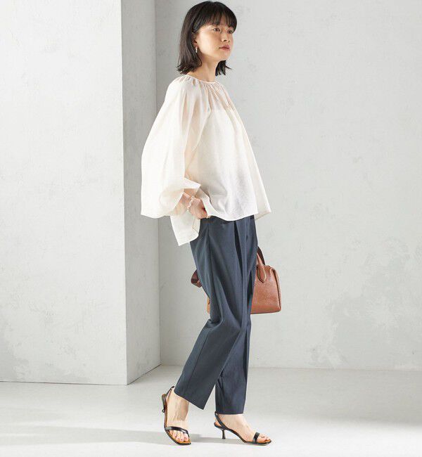 SHIPS for women「〈手洗い可能〉FUNCTIONAL テーパード パンツ（セットアップ対応）」|その他|