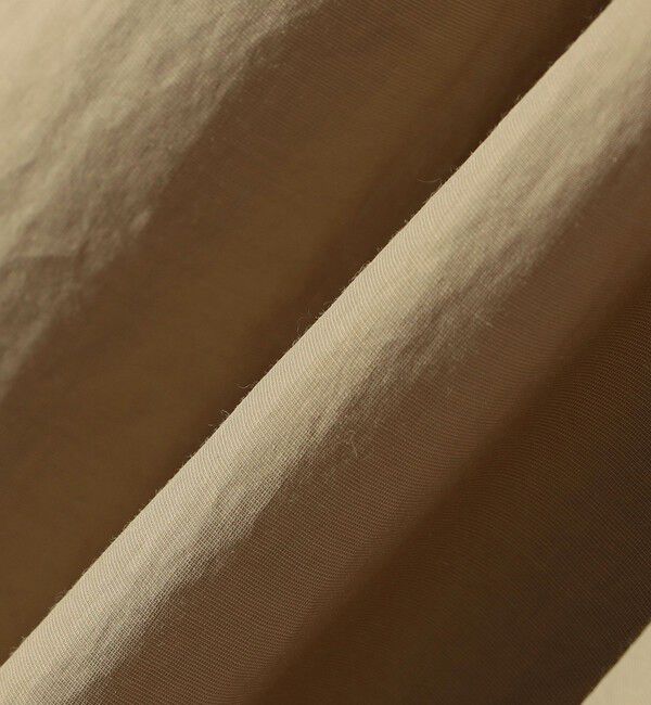 SHIPS Colors 「SHIPS Colors:〈洗濯機可能〉ナイロン ワッシャー タック スカート 2」|フレア|