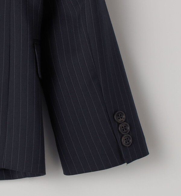 SHIPS KIDS「SHIPS KIDS:140～160cm /ネイビー ストライプ ジャケット」|スーツ|