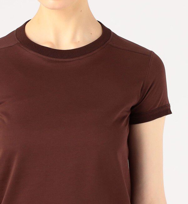 CABaN「コットン リブコンビクルーネックプルオーバー」|Tシャツ・カットソー|