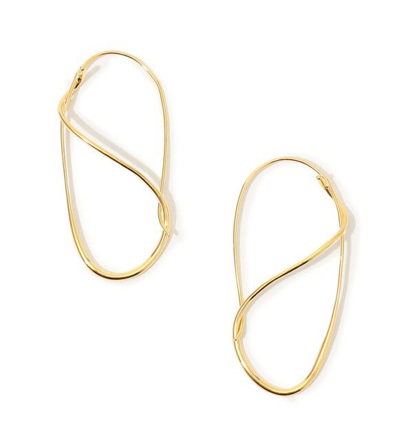 TOMORROWLAND GOODS「BAR Jewellery EQUILIBRIUM ゴールド ピアス」|ピアス|