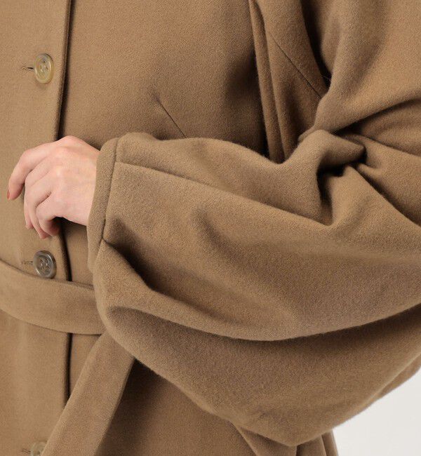 TOMORROWLAND BUYING WEAR「MARTIN GRANT CAPE BALOON コート」|ノーカラーコート|