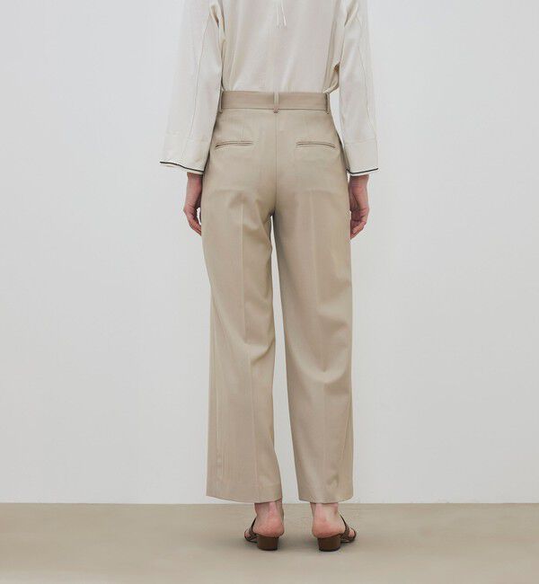 DES PRES「ハイツイストギャバジン 2タックワイドパンツ」|スラックス|