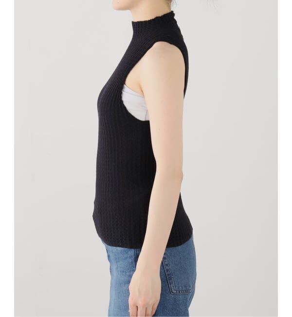  「SAYAKA DAVIS WAVY RIB MOCKNECK TANK WKT122-WR：カットソー」|Tシャツ・カットソー|