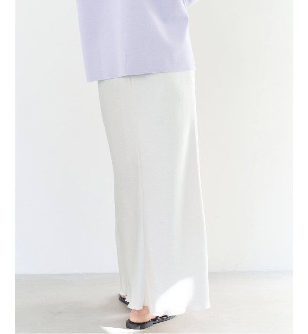 IENA「《追加6》ダブルサテンスカート」|スカート|