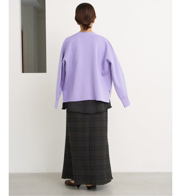 IENA「スーパーファインスムース ショートカーディガン」|カーディガン|