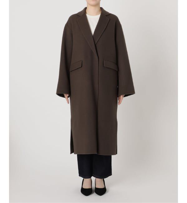 SLOBE IENA「《WEB限定/追加2》souple woolダブルフェイスチェスターコート」|チェスターコート|