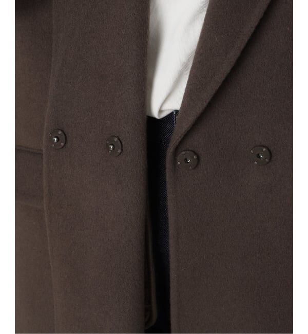 SLOBE IENA「《WEB限定/追加2》souple woolダブルフェイスチェスターコート」|チェスターコート|