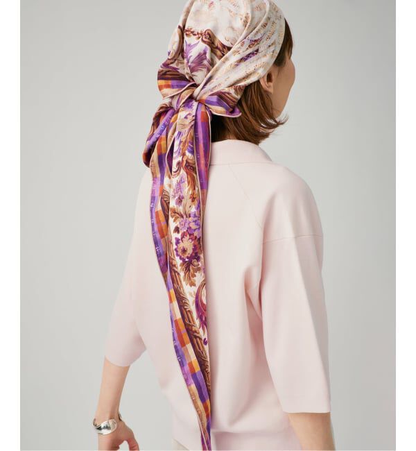 VERMEIL par iena「PIERRE LOUIS MASCIA ピエール ルイマーシャ Scarf 65x120cm 517548/101」|バンダナ・スカーフ|