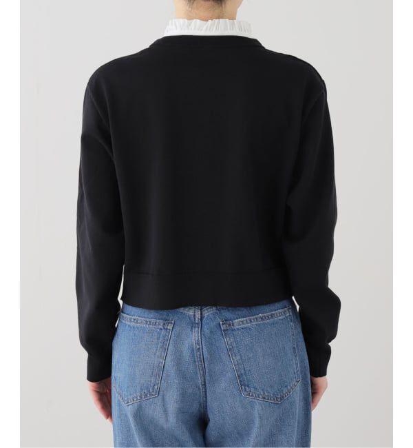 IENA「ウォッシャブル 2WAYフリルニットカーディガン」|カーディガン|