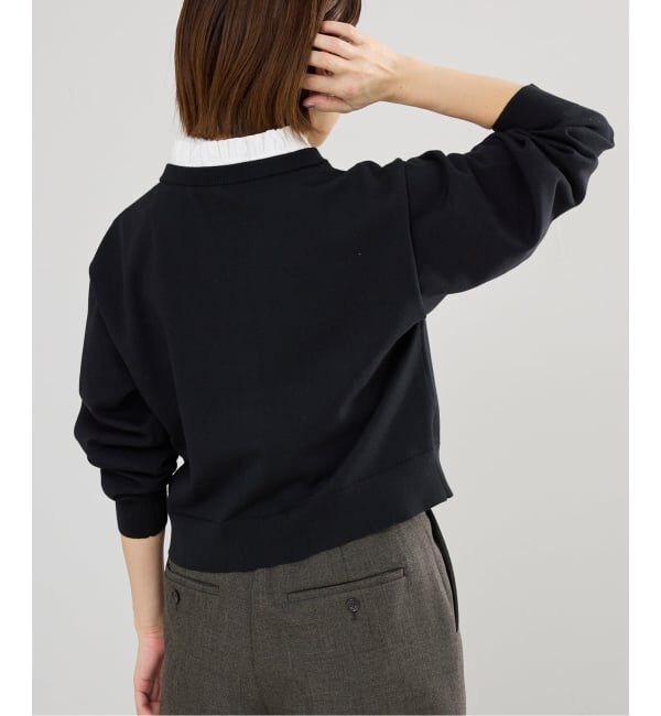 IENA「ウォッシャブル 2WAYフリルニットカーディガン」|カーディガン|