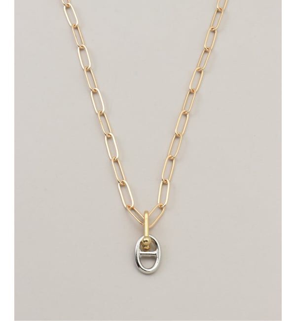 IENA「EO/イオ TOP PC CHAIN LONG NECKLACE ネックレス BO25SS-05」|ネックレス|ゴールド