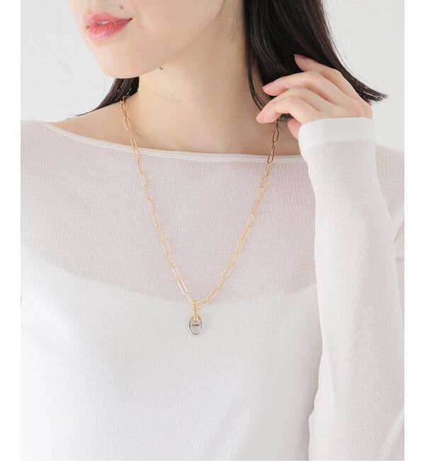 IENA「EO/イオ TOP PC CHAIN LONG NECKLACE ネックレス BO25SS-05」|ネックレス|