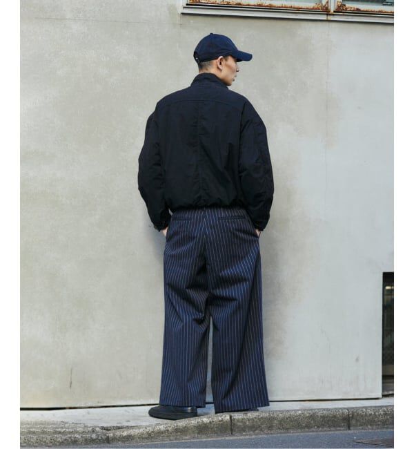 JOURNAL STANDARD「ピン ストライプ バギー ツイル パンツ」|スラックス|