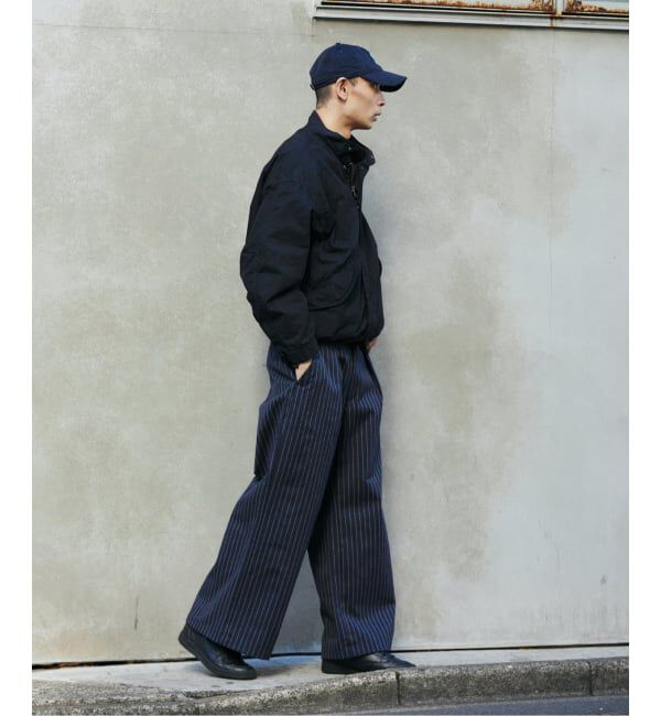 JOURNAL STANDARD「ピン ストライプ バギー ツイル パンツ」|スラックス|
