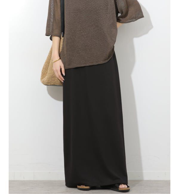 JOURNAL STANDARD relume「《予約》バイオウォッシュIラインスカート」|スカート|ブラック
