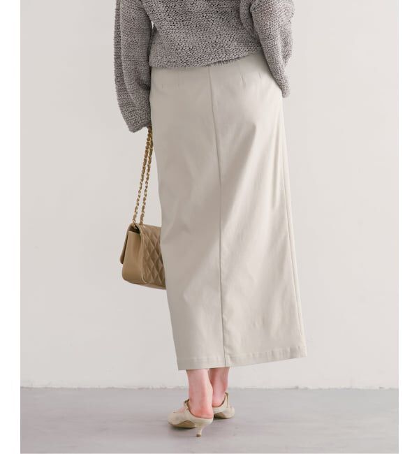 NOBLE「《追加3》RyNyコンフォートストレッチジップタイトスカート」|スカート|