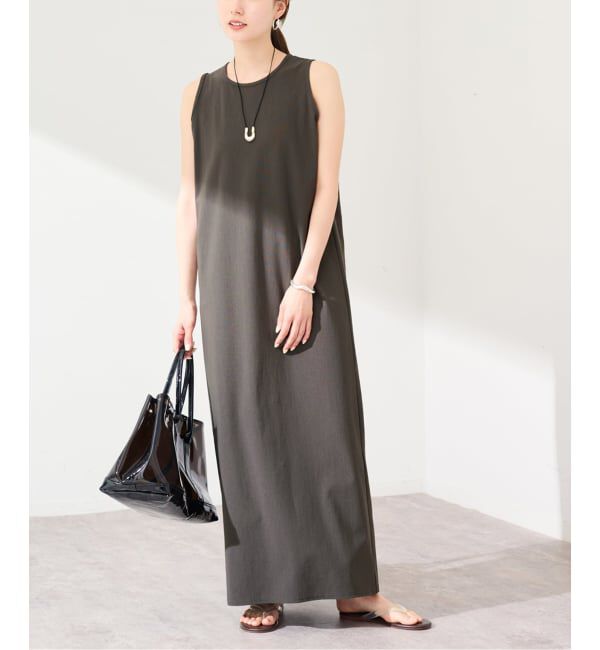 FRAMeWORK「≪洗える / 新色 / 追加≫トリコットタンクドレス」|ワンピース|グレー