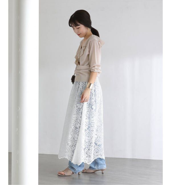  「【洗える】TORRAZZO DONNA/トラッゾドンナ 別注レーススカート」|スカート|