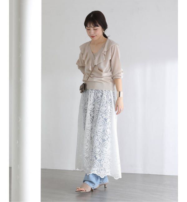  「【洗える】TORRAZZO DONNA/トラッゾドンナ 別注レーススカート」|スカート|