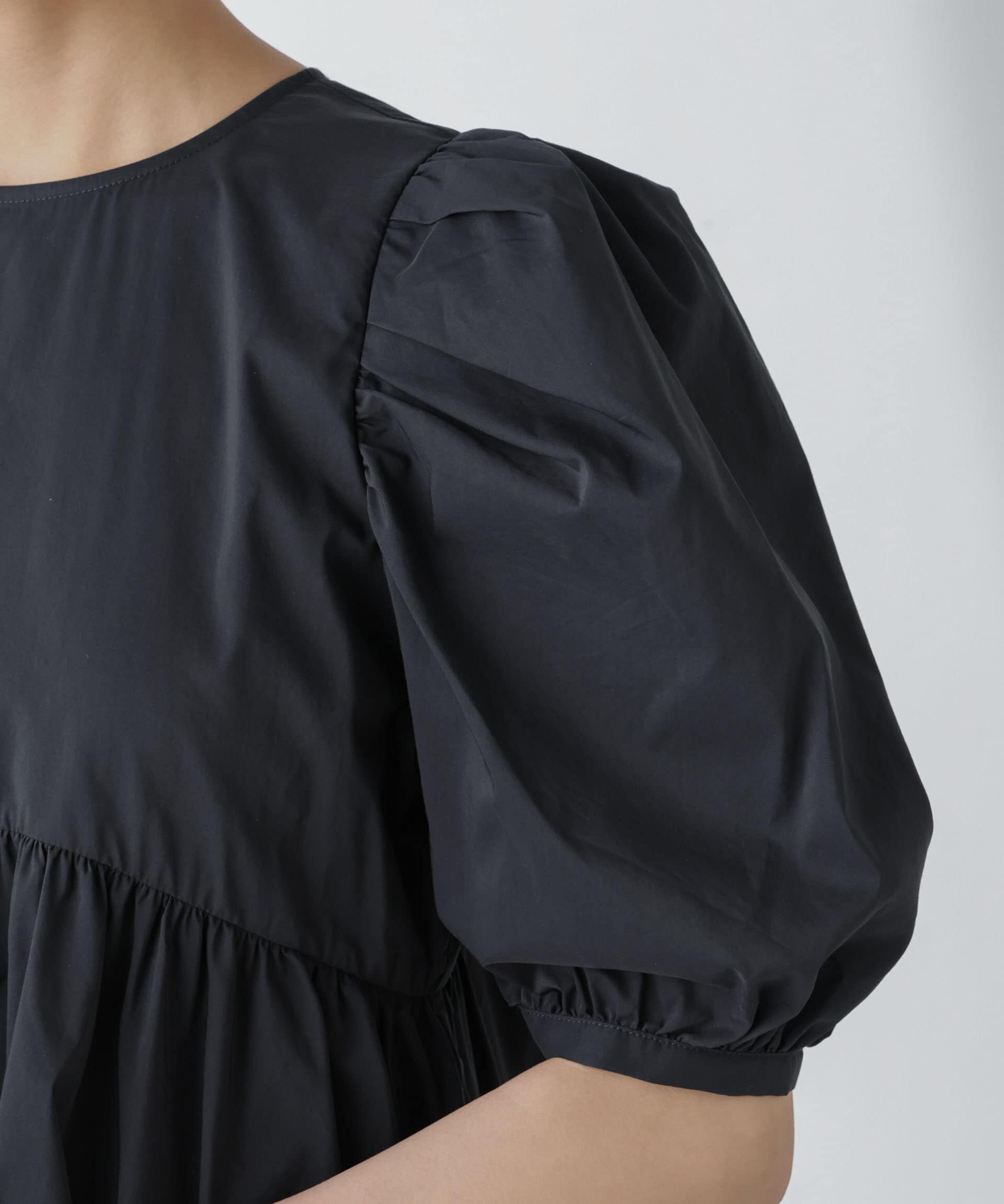 nano･universe「「星玲奈&times;NANO universe」タックスリーブバルーンブラウス」|シャツ・ブラウス|