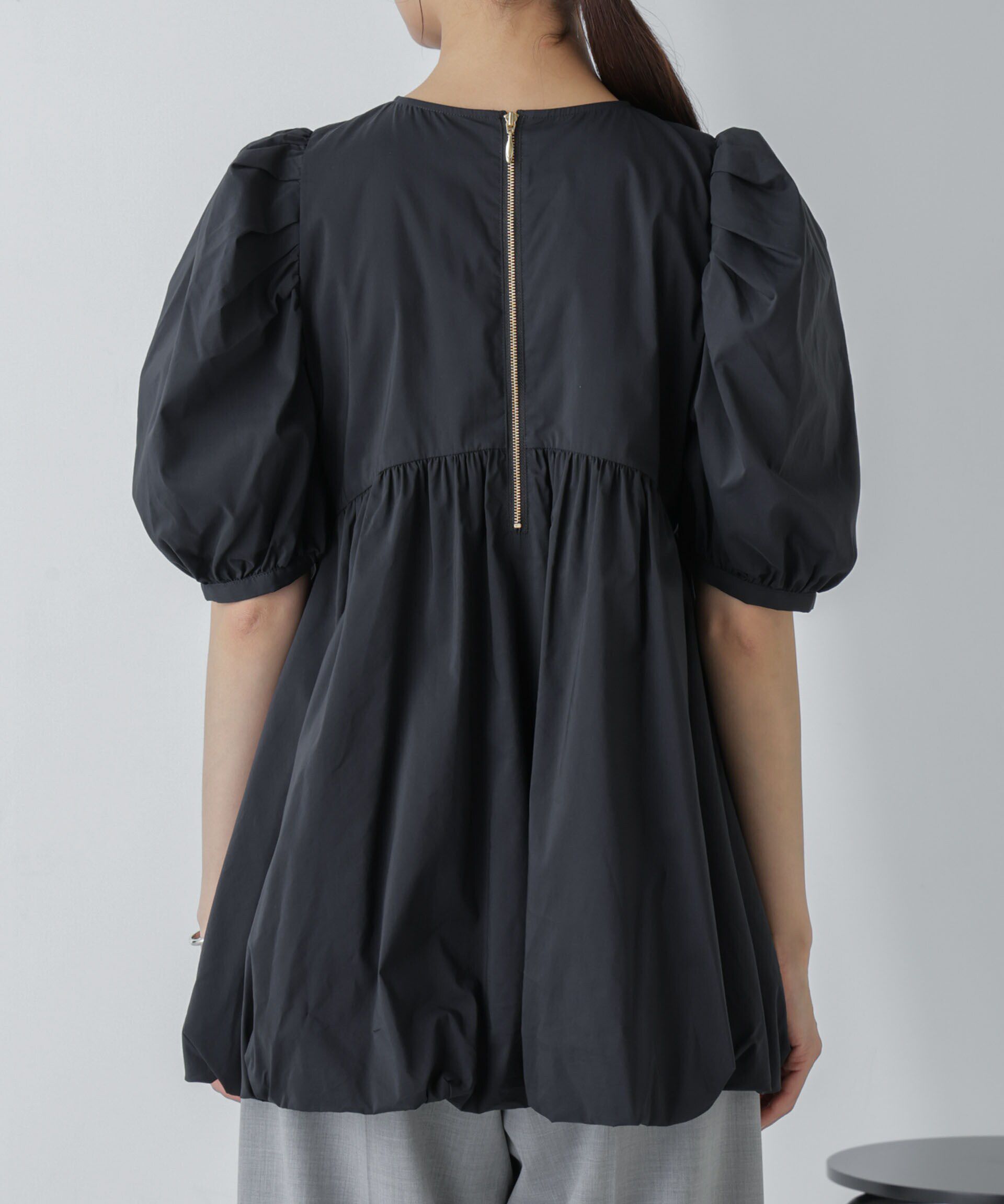 nano･universe「「星玲奈&times;NANO universe」タックスリーブバルーンブラウス」|シャツ・ブラウス|