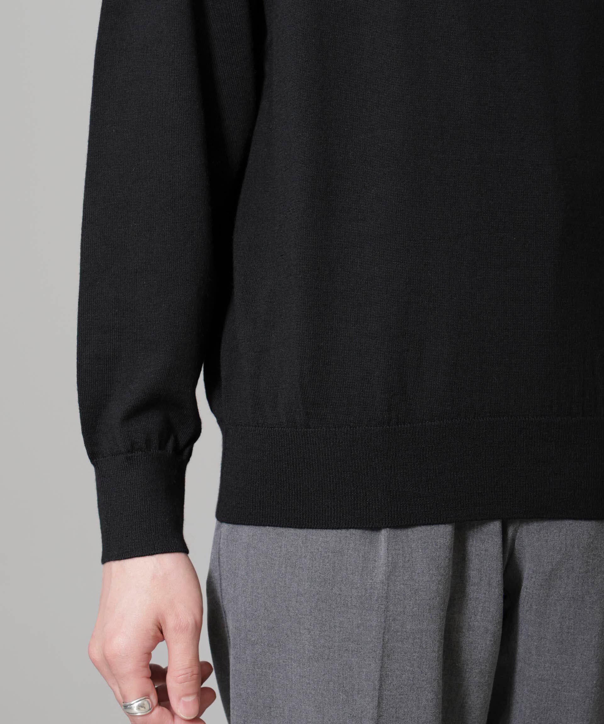 nano･universe「「毛玉レスニット」 ファインゲージタートルネック」|ニット・セーター|