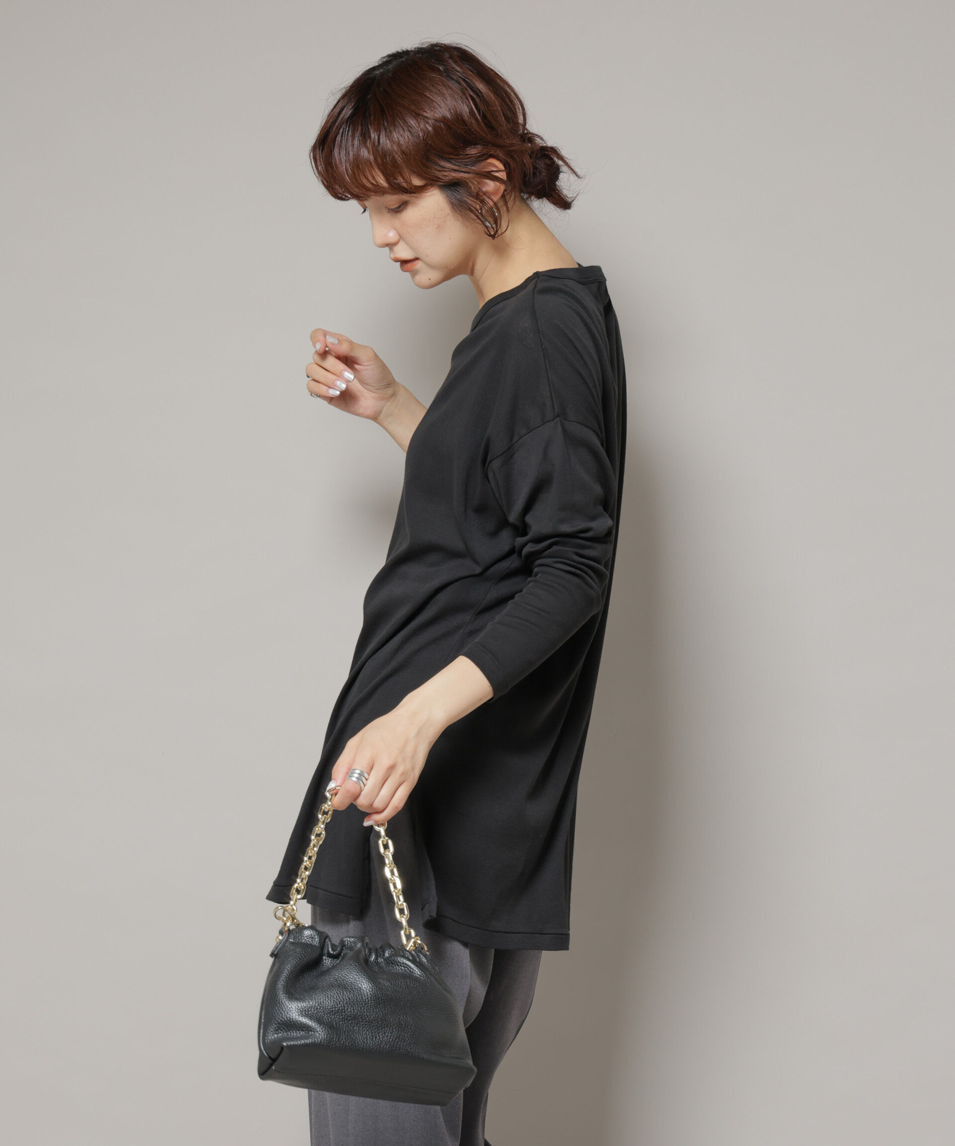 nano･universe「Robert P. Miller/Light Prib Crew L/S tee」|Tシャツ・カットソー|