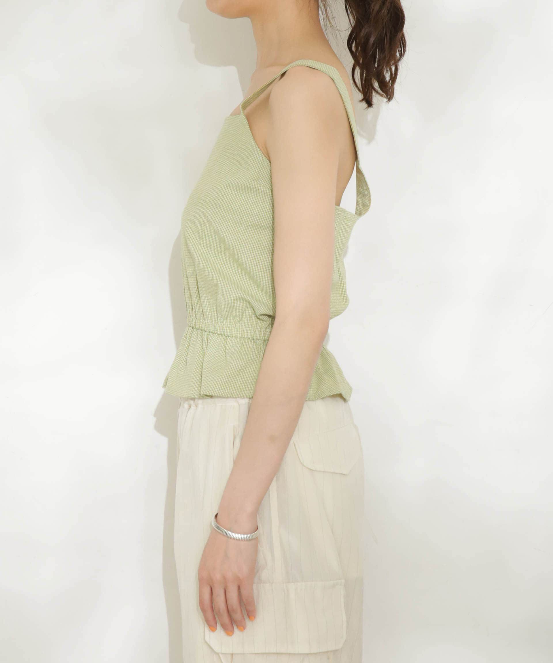 nano･universe「Ｃｈｅｃｋｅｒｅｄ　Ｔｏｐ」|Tシャツ・カットソー|