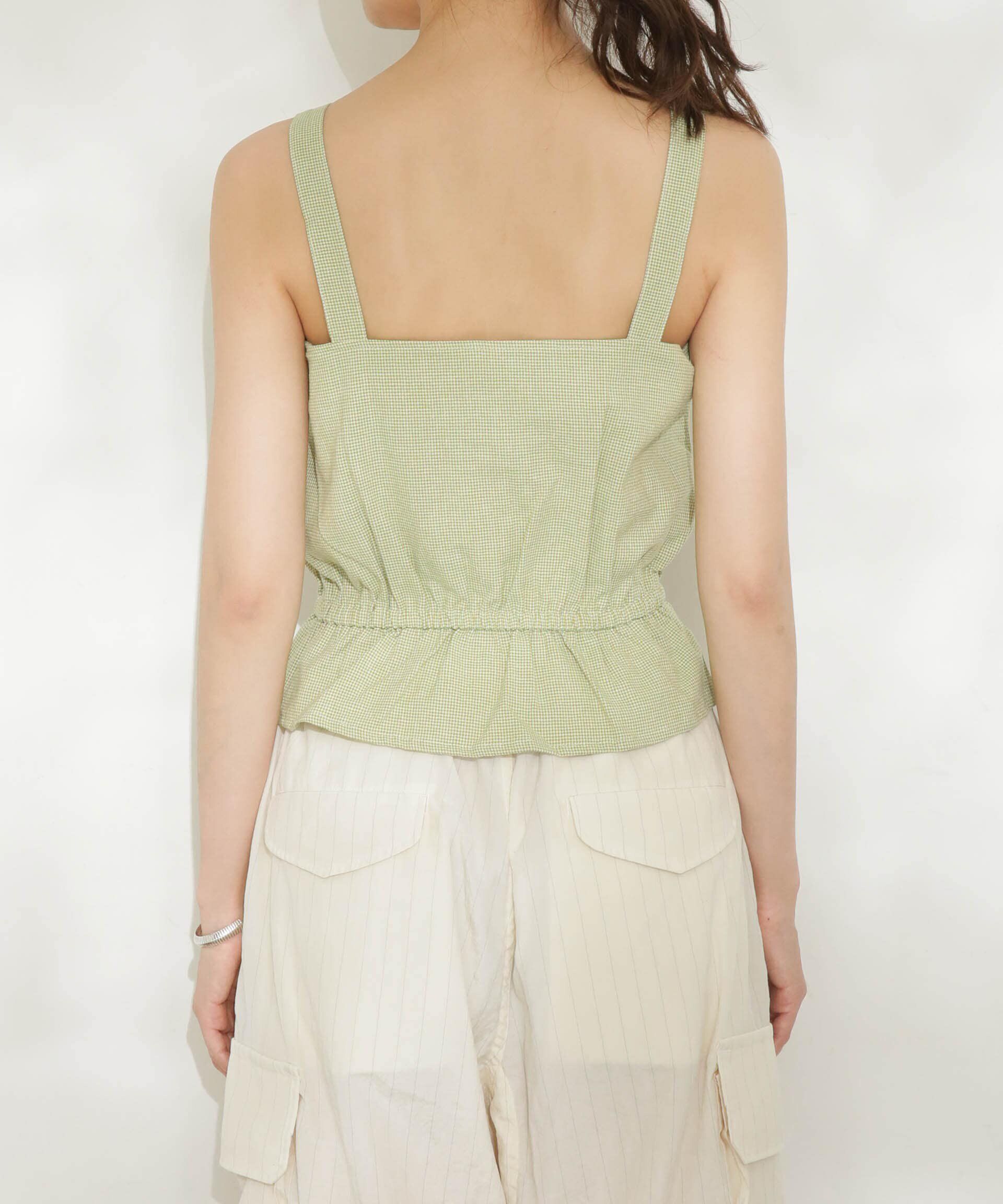 nano･universe「Ｃｈｅｃｋｅｒｅｄ　Ｔｏｐ」|Tシャツ・カットソー|