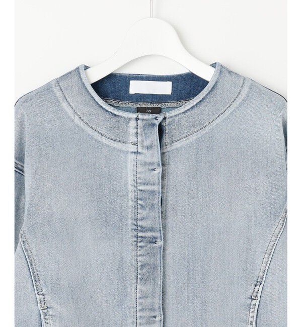 自由区「【洗える】ウスカルデニム ジャケット」|デニムジャケット|