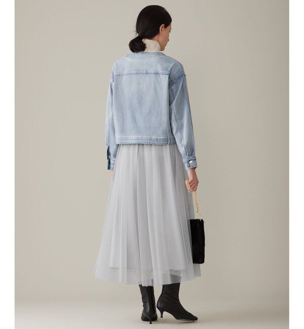 自由区「【洗える】ウスカルデニム ジャケット」|デニムジャケット|