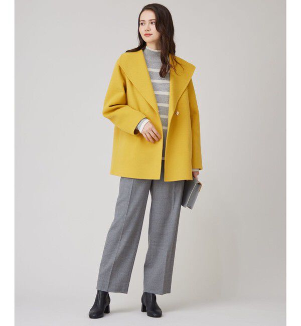 自由区「【洗える】ウォッシャブルウールサキソニーワイド パンツ」|その他|