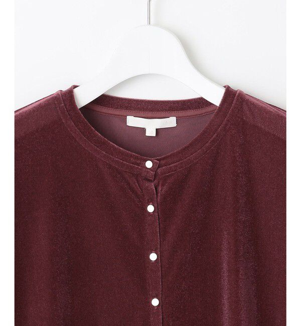 自由区「シアーベロア カーディガン」|カーディガン|