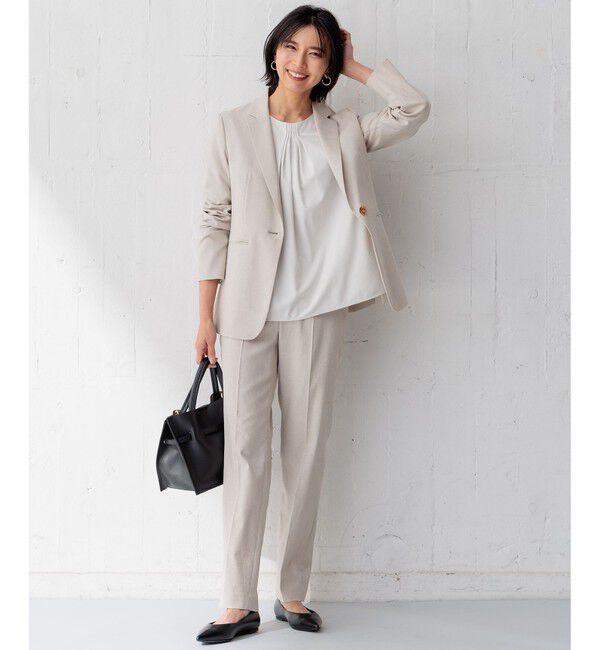 23区「【セットアップ対応】アイアスマットストレッチ テーラード ジャケット」|テーラードジャケット|