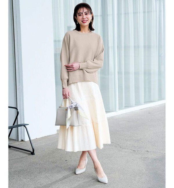 ANY SIS「プリーツ切替 スカート」|スカート|