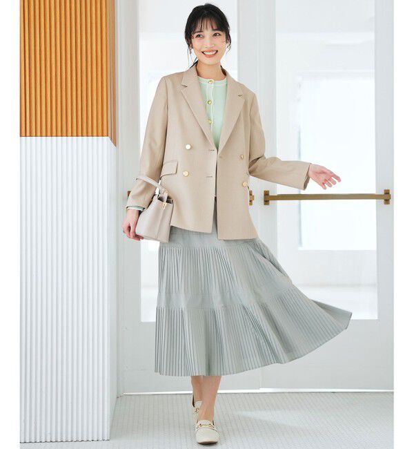 ANY SIS「プリーツ切替 スカート」|スカート|