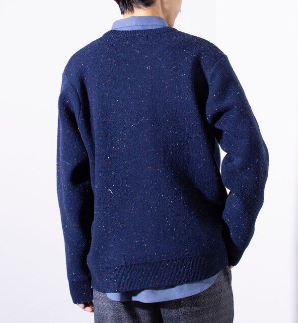 GLOSTER「【GLOSTER/グロスター】カラーネップ プルオーバー クルーネックニット」|ニット・セーター|