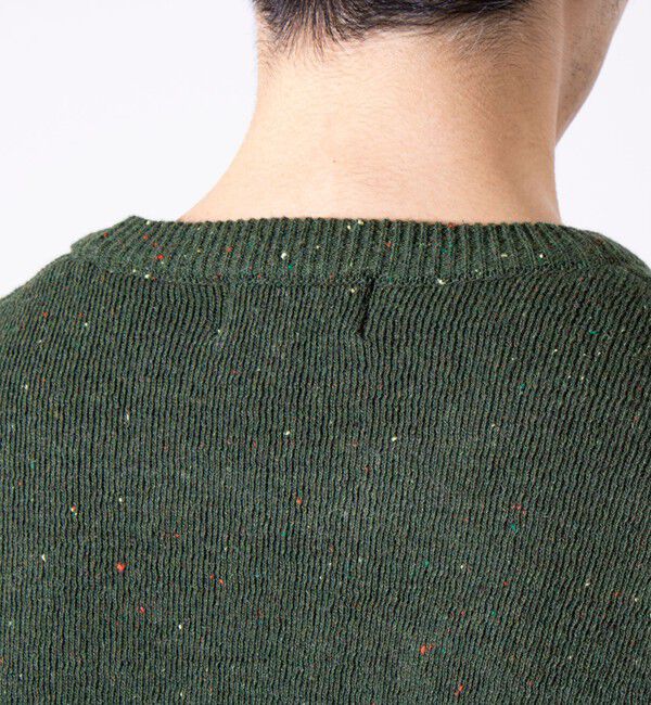 GLOSTER「【GLOSTER/グロスター】カラーネップ プルオーバー クルーネックニット」|ニット・セーター|