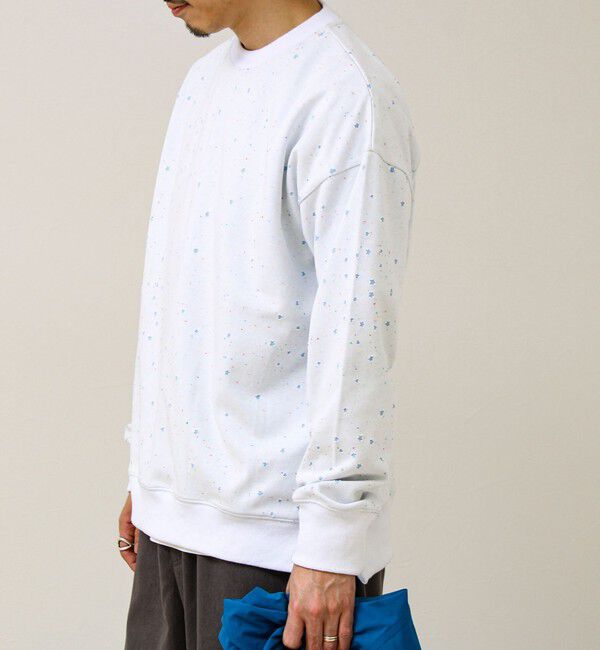 GLOSTER「星穴ネップボンディング クルーネックスウェット」|スウェット・ジャージ|
