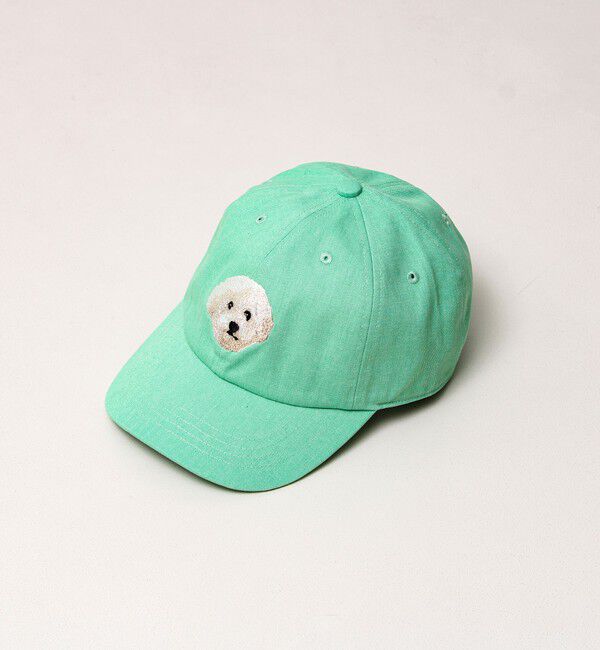 GLOSTER「【カラー追加して再登場】WASHED DOG embroidery CAP」|キャップ・キャスケット|