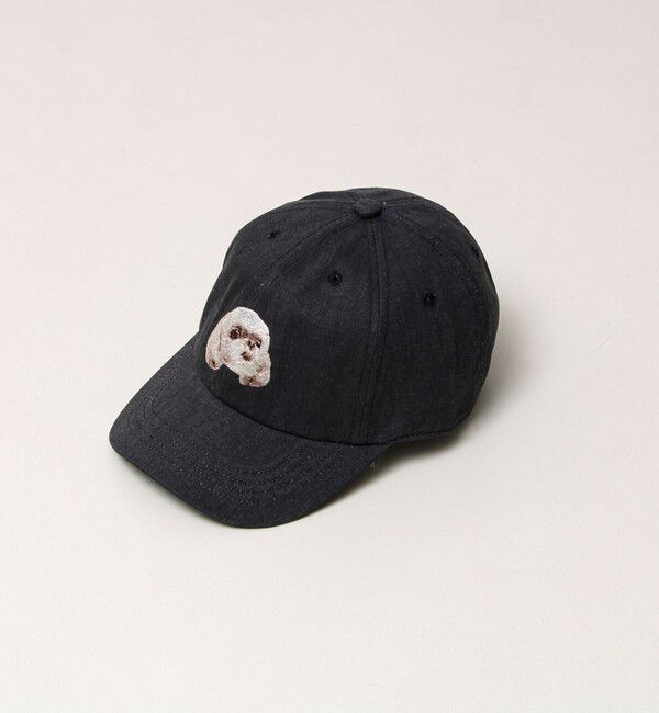 GLOSTER「【カラー追加して再登場】WASHED DOG embroidery CAP」|キャップ・キャスケット|