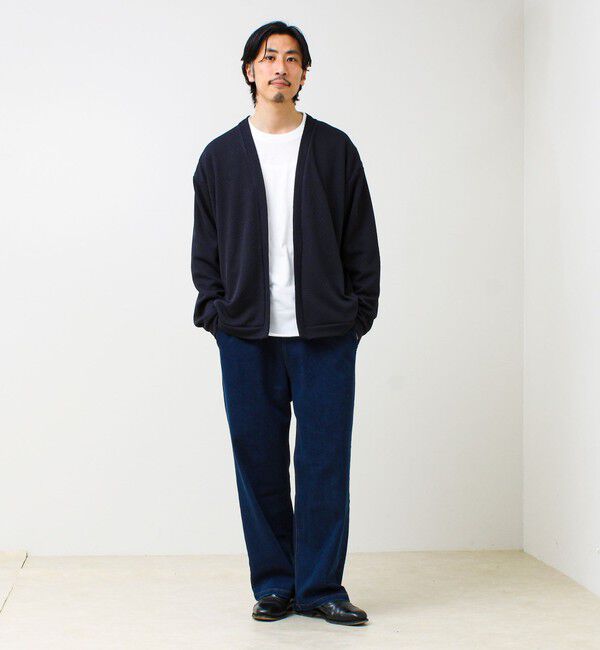 GLOSTER「【ロンTとカーデの2点セット】ランダムジャガード アンサンブルカーディガン」|カーディガン|