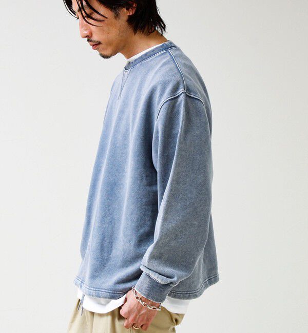 GLOSTER「カラフルスノーパウダー 裏毛プルオーバースウェット」|スウェット・ジャージ|