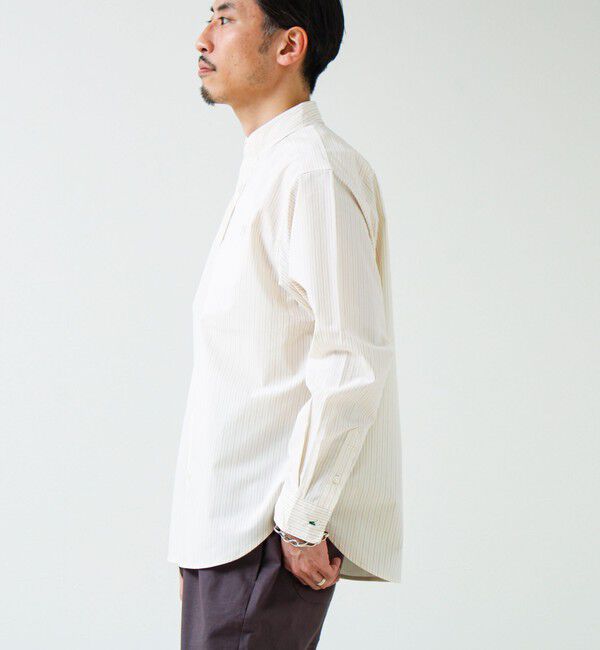 GLOSTER「【BOY ASTLAD刺繍】ボタンダウンシャツ ストライプ/チェック」|シャツ・ブラウス|