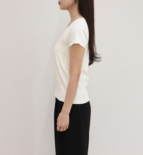 fredy emue「【@sora_522m企画】スクエアネックコンパクトTシャツ」|Tシャツ・カットソー|