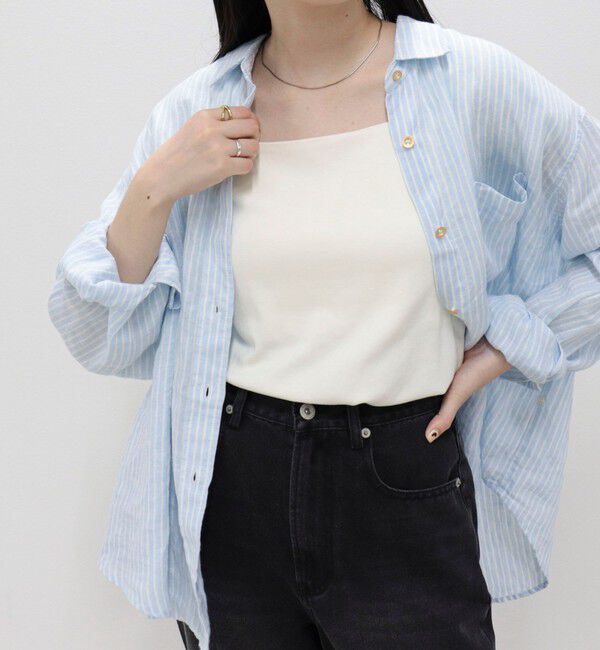 fredy emue「【@sora_522m企画】スクエアネックコンパクトTシャツ」|Tシャツ・カットソー|