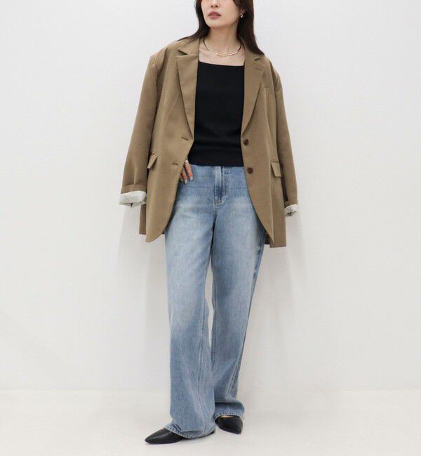 fredy emue「【@sora_522m企画】スクエアネックコンパクトTシャツ」|Tシャツ・カットソー|