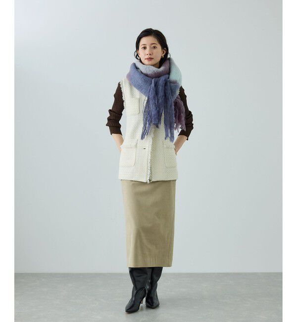 ROPE「【MANTAS EZCARAY(マンタス エスカライ)】 VIEWS MOHAIR STOLE (REF. NIGHT 1-B)」|ストール|